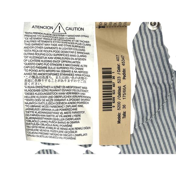 MASSIMO DUTTI Dark Denim Blue Knee-length Skirt (Size 4) - Picture 14 of 15